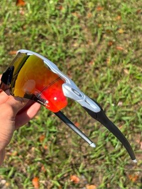 Oakley Radar Silver Frame Sunglasses